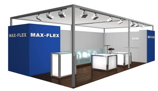 System-Messestand Maxflex