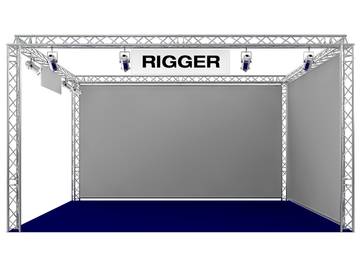 System-Messestand Rigger