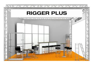 System-Messestand Rigger Plus