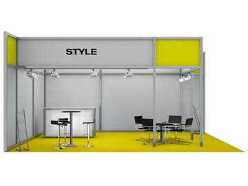System-Messestand Style