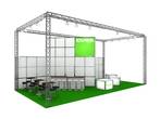 Messestand Cube