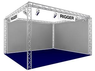 Messestand Rigger