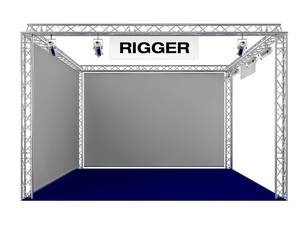 Messestand Rigger